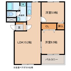 メゾン東側の物件間取画像